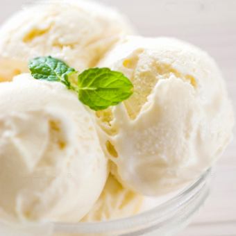 バニラアイス
