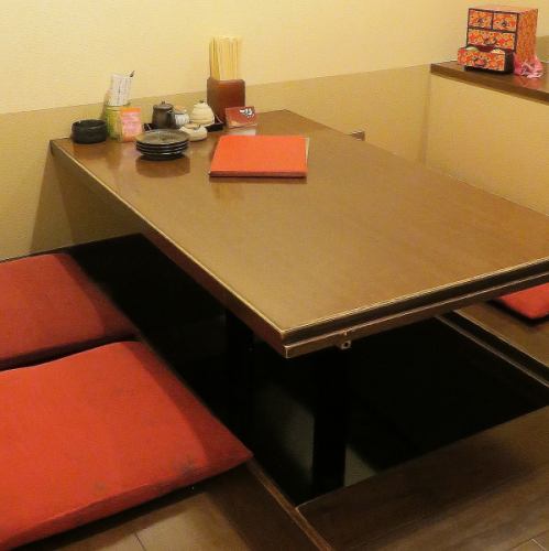 Hokkori…Relaxing sunken kotatsu.