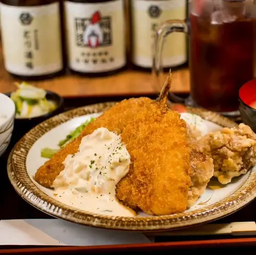 アジフライ定食