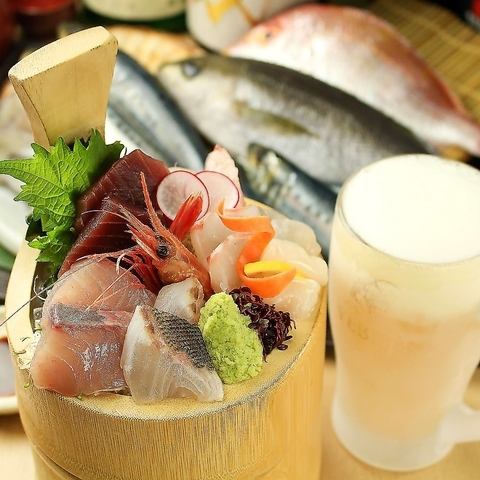 鮮魚から居酒屋メニューまで、うまい酒の肴が盛りだくさん！！
