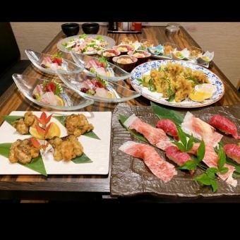 【2.5H飲み放題付き】最強コース!!　接待などにも使えるオススメコース！ 6600円(税込)