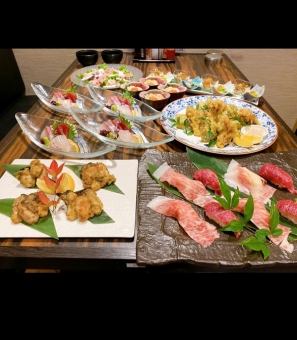 【2.5H飲み放題付き】最強コース!! 接待などにも使えるオススメコース! 6600円(税込)