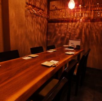 [1st floor] Fully equipped with a table private room! You can use it without taking off your shoes! Because it is one, we recommend you make an early reservation!