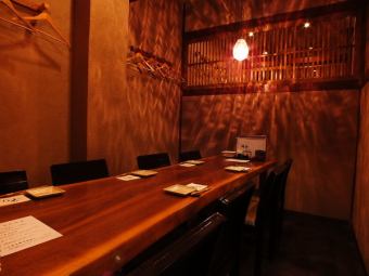 [The first floor] Only table seat private room.It may be used as a semi-private room with warmth.