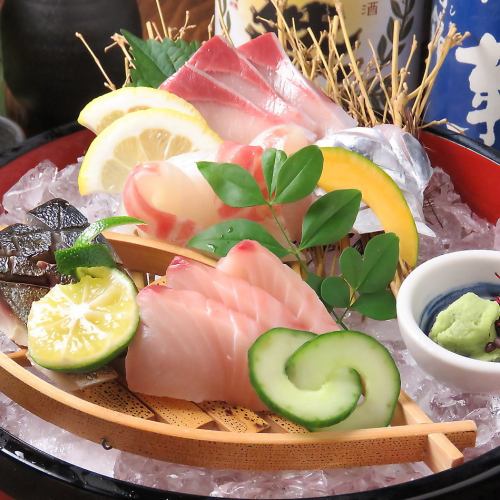 Assorted 3 types of sashimi (about 1-2 servings)