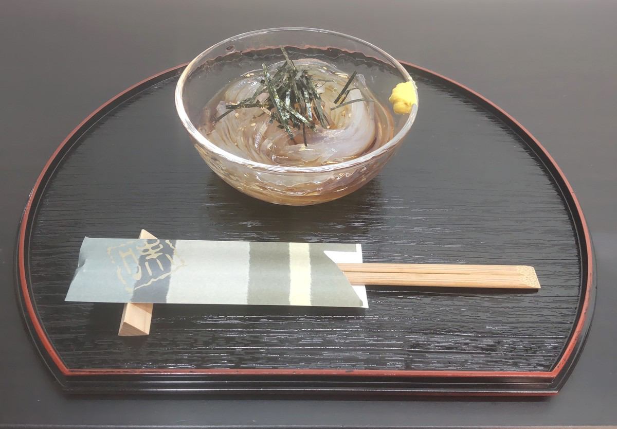 [Tokoroten] Homemade agar made by boiling Amakusa