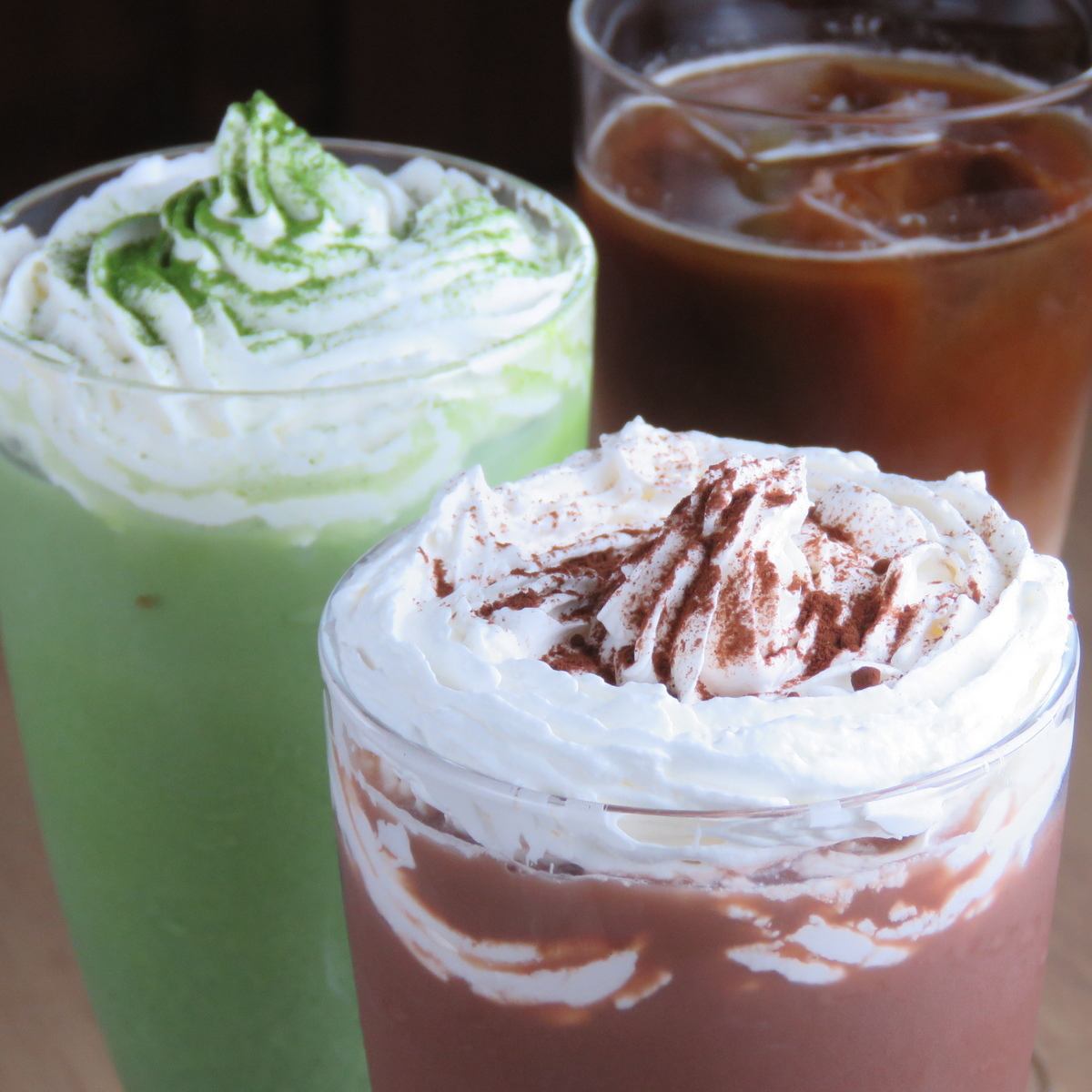 [Various drinks] We have a wide variety of homemade drinks available.