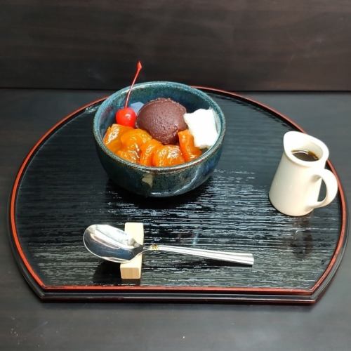 Apricot Anmitsu