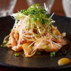 地鶏焼きネギポン酢