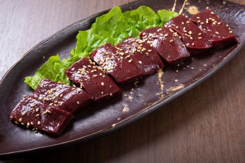 The finest liver of Japanese black beef