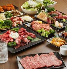 ランチタイム！【120分飲み放題付】独眼牛の厳選焼肉コース5000円(税込)