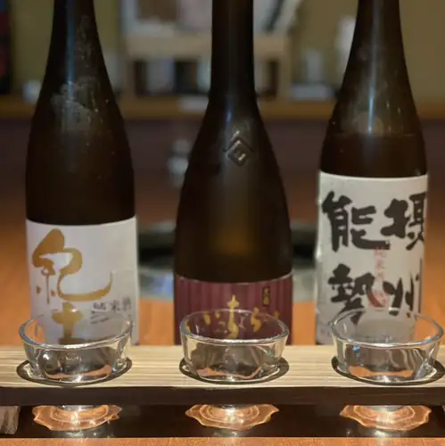 日本酒飲み比べ
