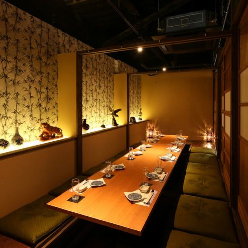 和装個室でやすらぎの空間