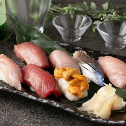 ■ 3-hour all-you-can-drink "Satsuki Course" featuring premium tempura, sushi platter, and more <9 dishes in total> 6000 yen ⇒ 5000 yen