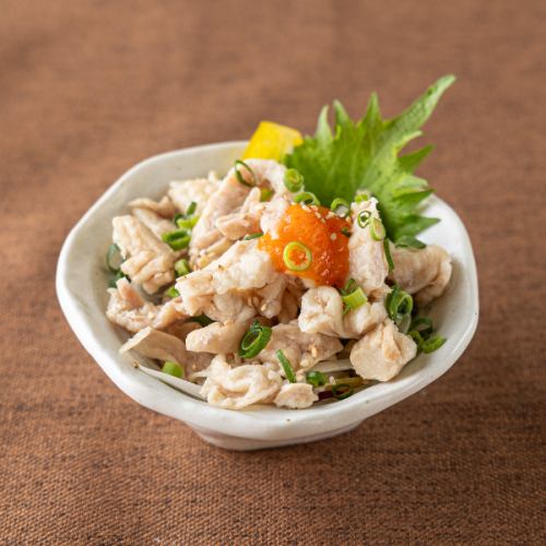 鶏皮コリコリポン酢