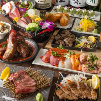 《3-Hour All-You-Can-Drink + 10 Dishes》Luxurious Banquet! Our most popular menu items are all included in the [Matsu Course] 7000 yen → 6000 yen