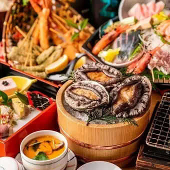 《3-hour all-you-can-drink + 10 dishes》A luxurious banquet tonight! Kairyoku Luxury Course [Takumi Course] 10,000 yen ⇒ 8,000 yen