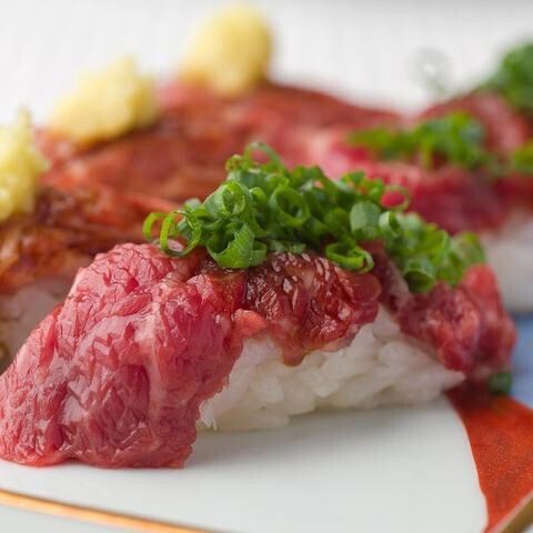 馬肉刺身壽司