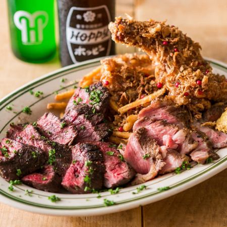 【牛豚鶏羊肉盛り合わせ】肉フェス