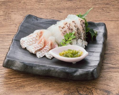 烤鯛魚生魚片