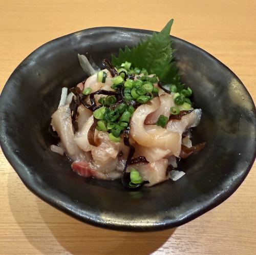 ブリ塩昆布〆