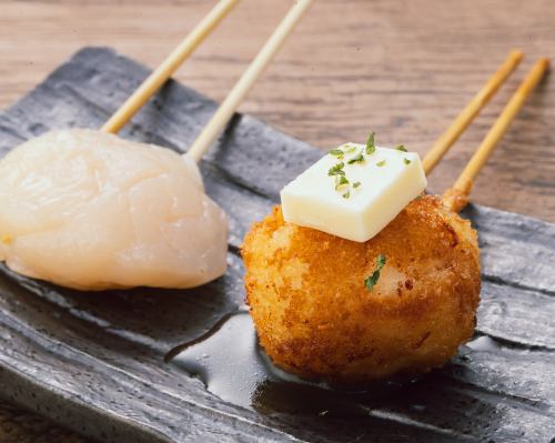 帆立貝柱のバター醤油