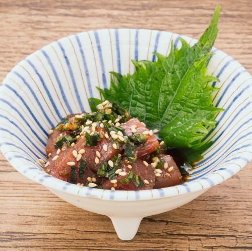 本鮪の旨ニラ醤油和え