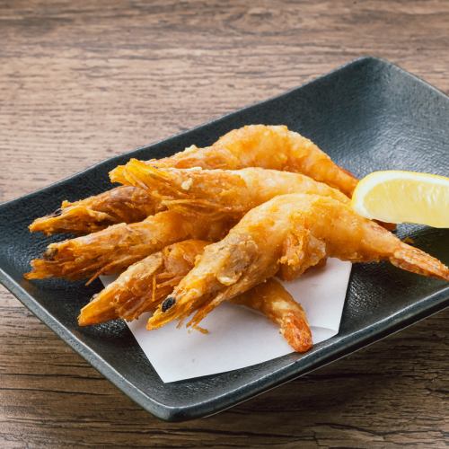 殻付きシュリンプの唐揚げ