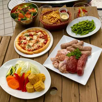 【土日祝】手ぶらでBBQ【飲み放題付】2H6000円(税込)≪事前予約制≫