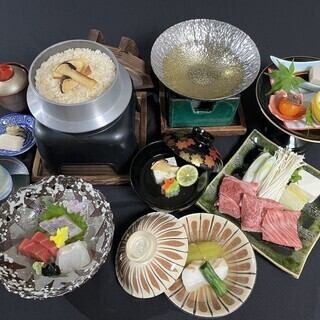 【錦秋の秋 おすすめ会席】秋の美食を贅沢に味わう。五感で感じる至福のひととき。