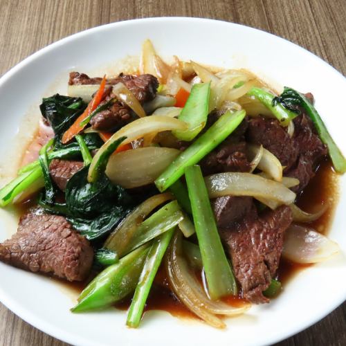 牛肉とやさい炒め