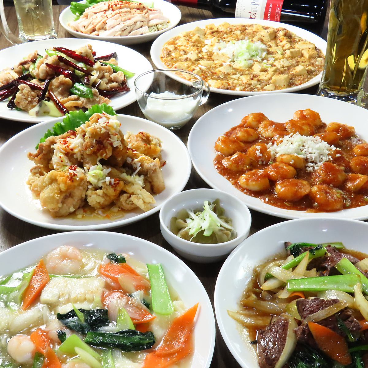 飲み放題付きコースを各種ご用意!宴会は真島飯店で決まり♪