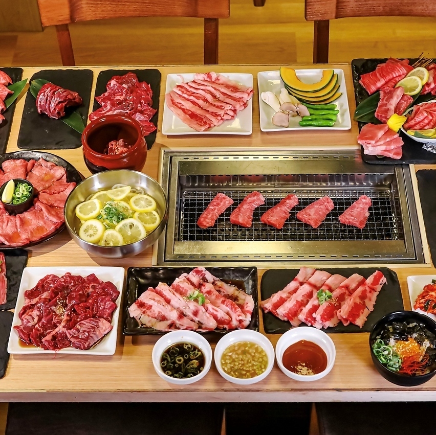 【お洒落な焼肉を食べ放題で！天王寺No1の空間】