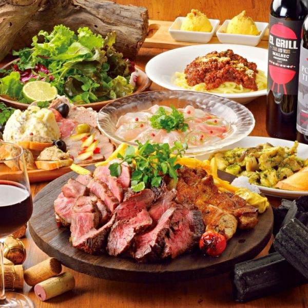 [No. 1 in popularity] 3 types of meat platter! Meat standard course <180 minutes all-you-can-drink> 5,500 yen