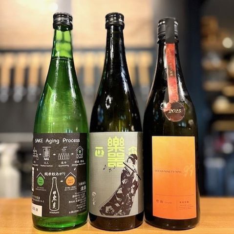 맥주 이외에도 엄선한 술이 다수 갖추어져 있습니다.