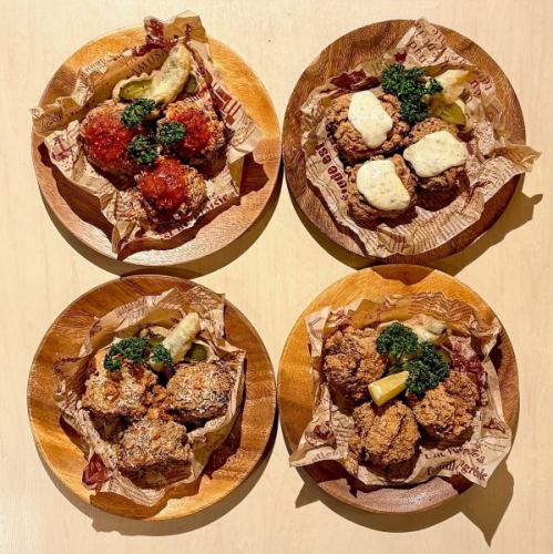 【히비노비아 명물!】 5종류의 맛을 선택할 수 있다! 「Big 아메리칸 프라이드 치킨」