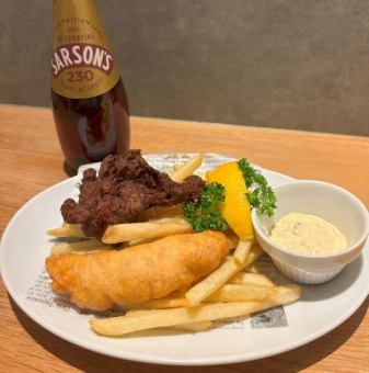 チキン＆フィッシュ＆チップス　１P＆１P