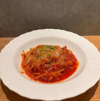 本日のパスタ『アマトリチャーナ』