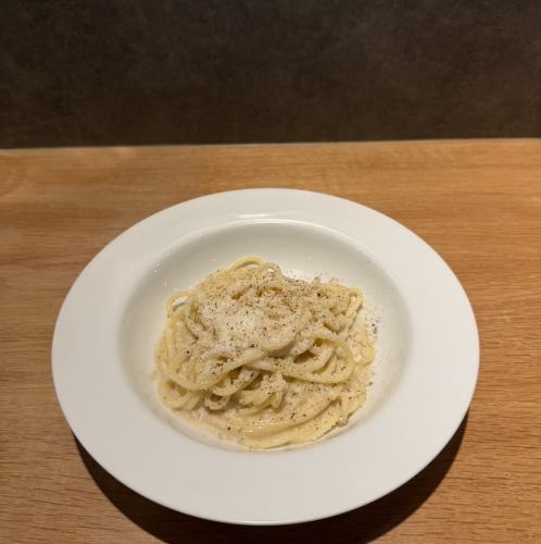 本日のパスタ【おつまみ カッチョ エ ペペ】