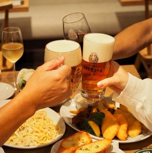 幅広いお酒をご用意！