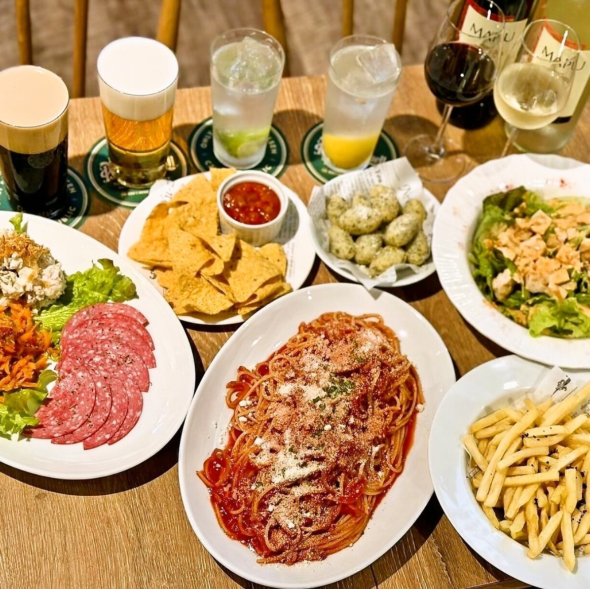 【女子会に◎】木金日祝限定！4,980円2時間飲み放題付きコース