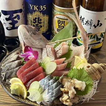 New! A variety of specialties, plus grilled silver cod marinated in soy sauce and namero, with 8 dishes and 2 hours of all-you-can-drink.