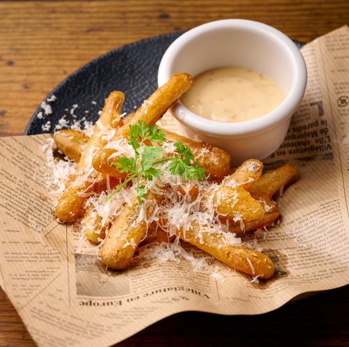 Burdock Root Cheese Fritters