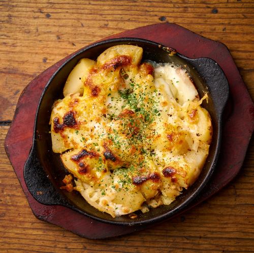 German curry cheese potatoes