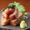自家製ダレの胡麻カンパチ