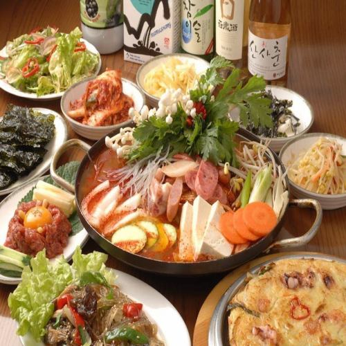 韩国料理课程的宴会♪