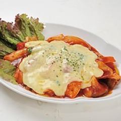 Cheese tteokbokki