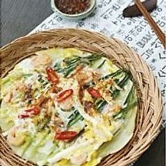 Seafood green onion pancake