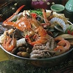 Seafood hot pot