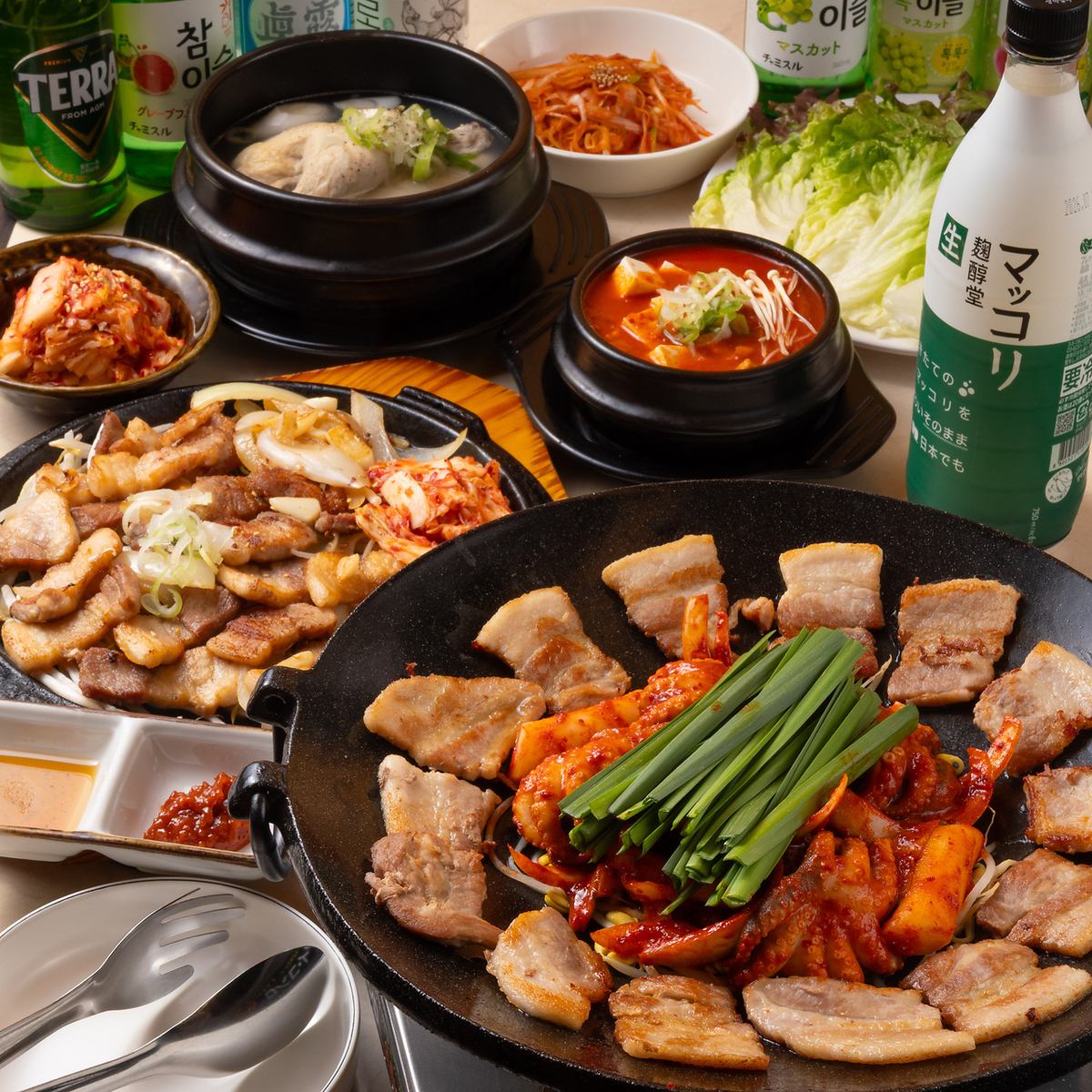 A popular Korean restaurant in Ikebukuro! Cheese dakgalbi sets start from 2500 yen♪